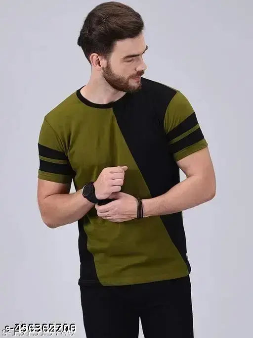 Reguler Fit Cotton Blend Tshirts For Casual Party Wear Tshirts