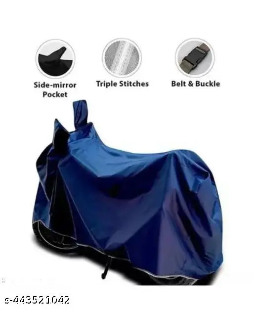 BOGYMON Presents 100% Waterproof(Tested) / UV Protection ,Dirt & Dust Proof Bike/Scooty Body Cover For Tvs Ntorq with Premium Polyester Fabric( Blue