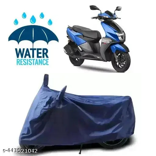 BOGYMON Presents 100% Waterproof(Tested) / UV Protection ,Dirt & Dust Proof Bike/Scooty Body Cover For Tvs Ntorq with Premium Polyester Fabric( Blue