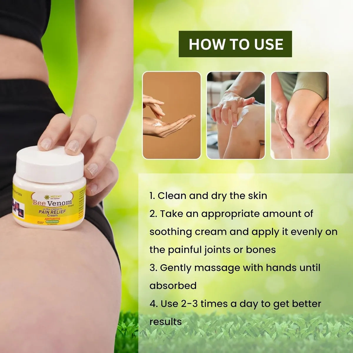 Bee Venom Ultra Strength Pain Relief Cream |🔥 BUY 1 GET 1 FREE🔥