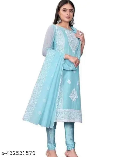 Heavy Chanderi Cotton Suit