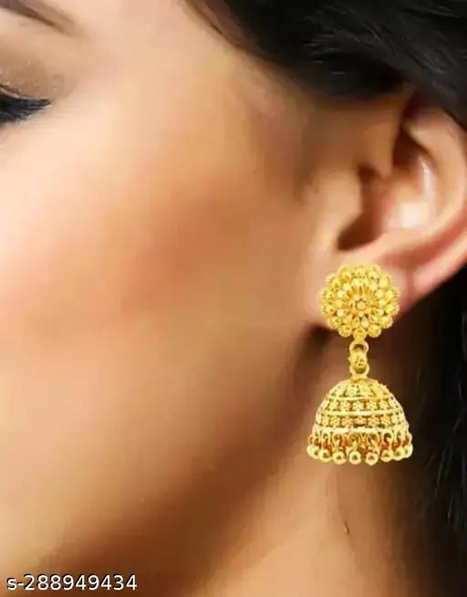 Premium Gold Polish Jhumki