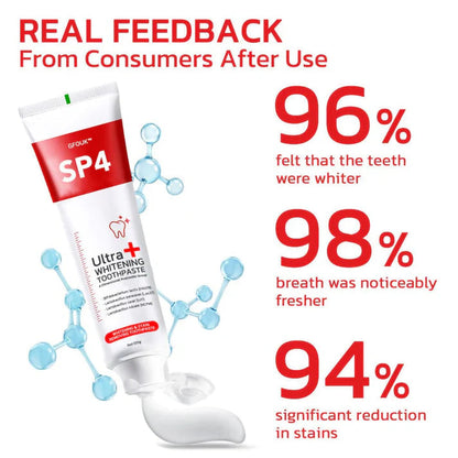 🦷 SP4 Ultra Whitening Probiotic Toothpaste – Fresh & Clean Oral Care