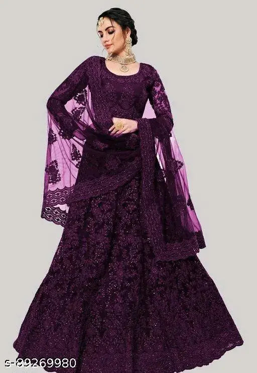 EMBROIDERED LEHENGHA