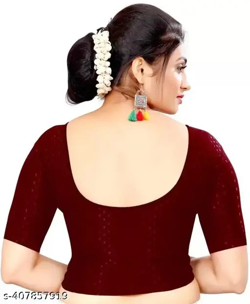 WOMEN'S READYMADE STRETCHABLE BLOUSE HIGH QUALITY