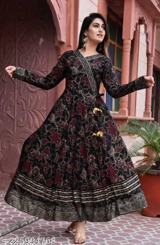 JAIPURI RAYON ANARKALI KURTI